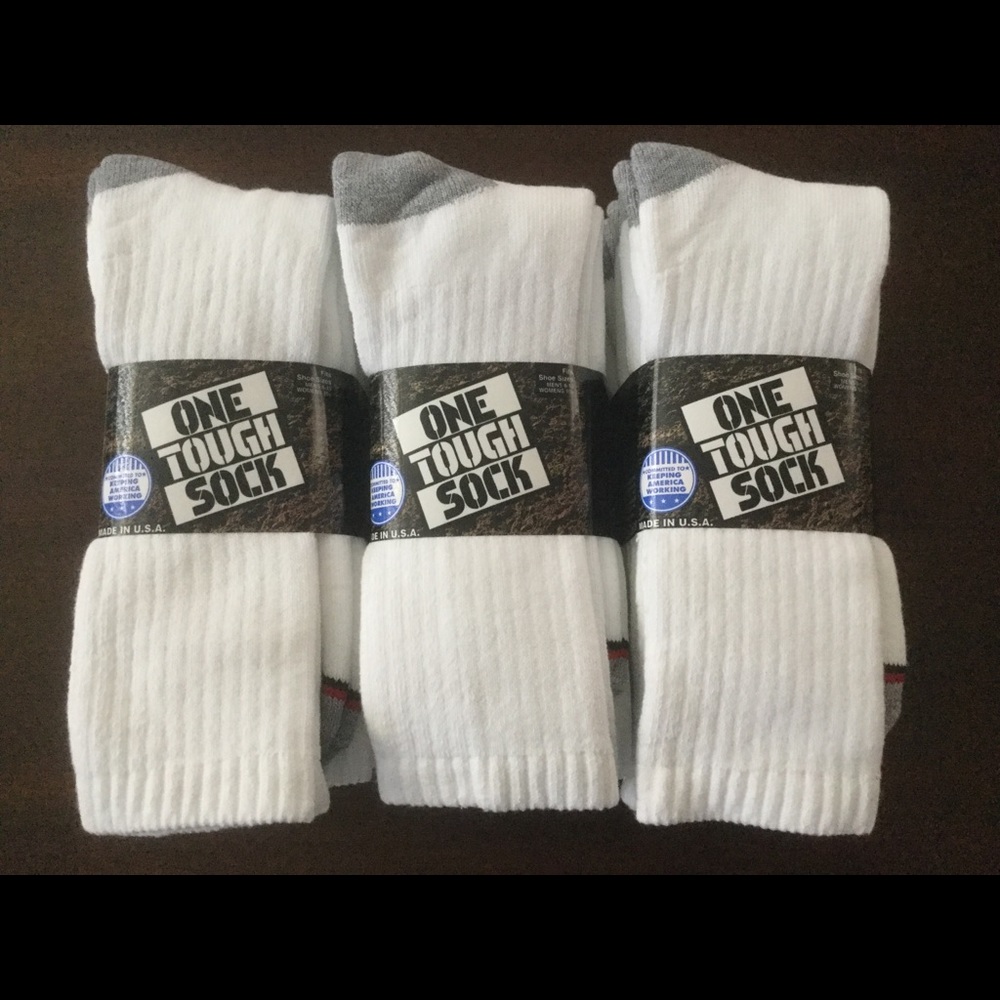 - Heavy Duty Work Boot Crew Socks ONE TOUGH …